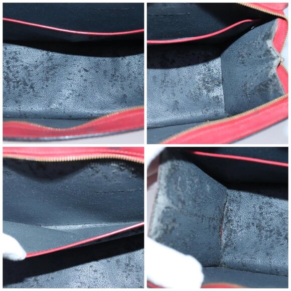 LOUIS VUITTON Epi Trousse Crete Clutch Bag Red M48407 LV Auth 99072 - Picture 15 of 16